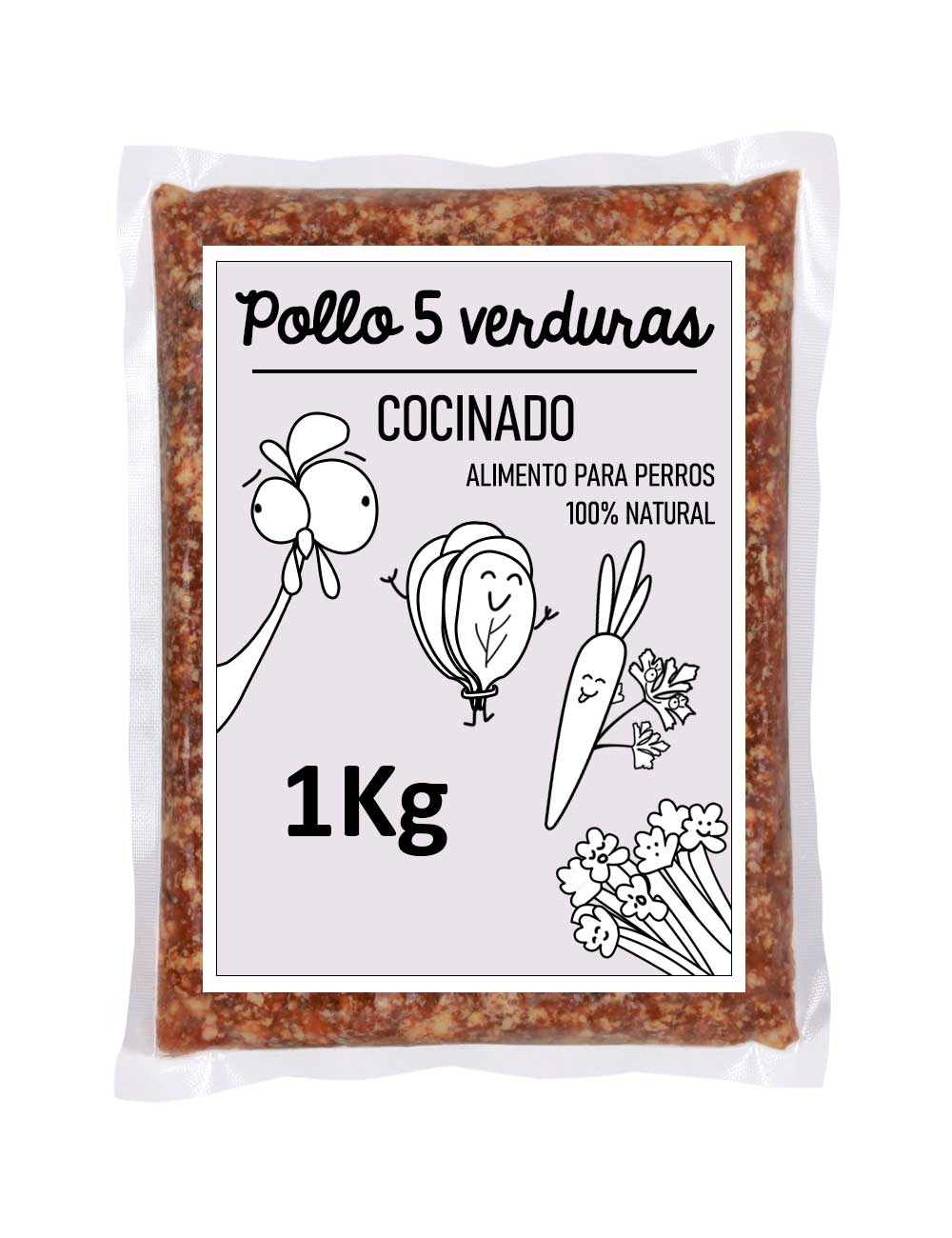 Cocinado Pollo y 5 Verduras